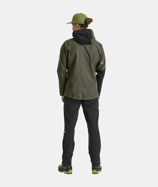 SECEDA 3L Jacket M - versatile mountain hardshell, windproof, waterproof, ergonomic design, adjustable hood, and cuffs.