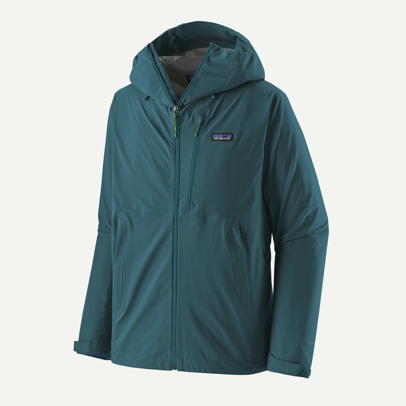 M's Granite Crest Rain Jacket, waterproof, eco-friendly, 3-layer recycled nylon, adjustable hood, Fair Trade Certified.