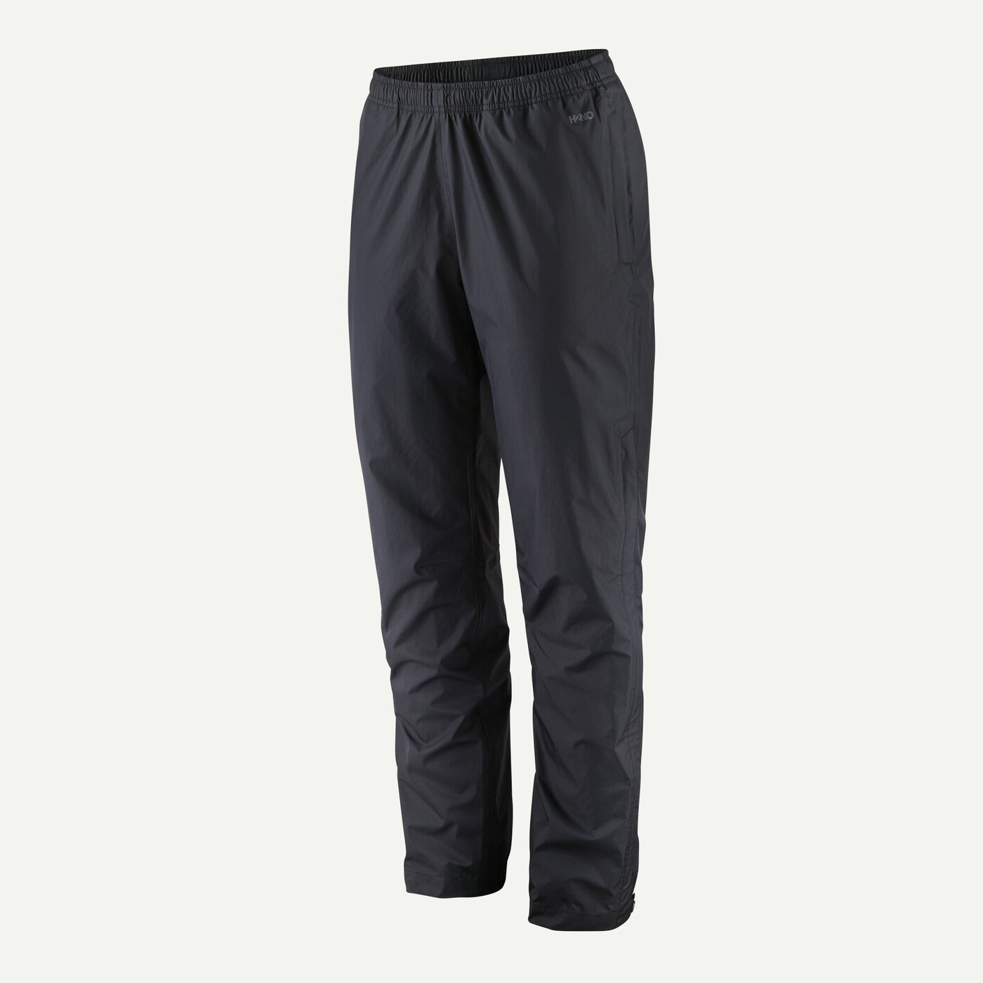Torrentshell 3L Rain Pants (Reg) in black, featuring waterproof H2No Performance Standard, 3-layer recycled nylon, and Fair Trade Certified production.