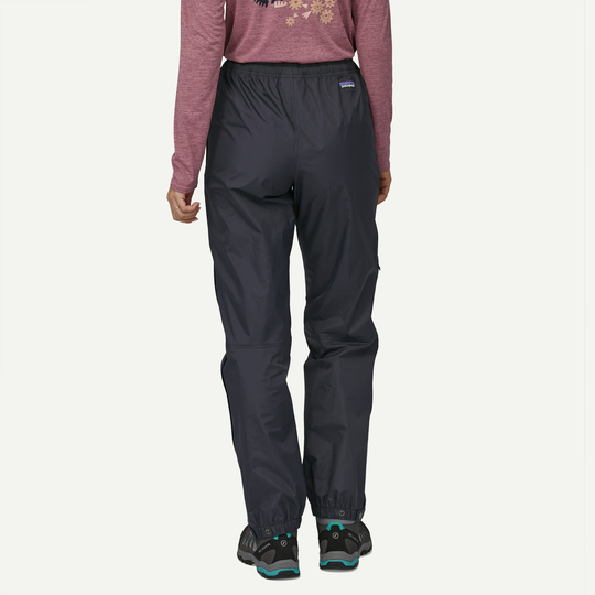 Women's Torrentshell 3L Rain Pants with waterproof H2No™ technology, shown from the back.