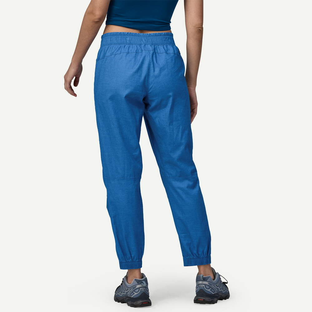 W's Hampi Rock Pants for women climbers, breathable, abrasion-resistant, sustainable climbing pants with elastic waistband and tool pockets
