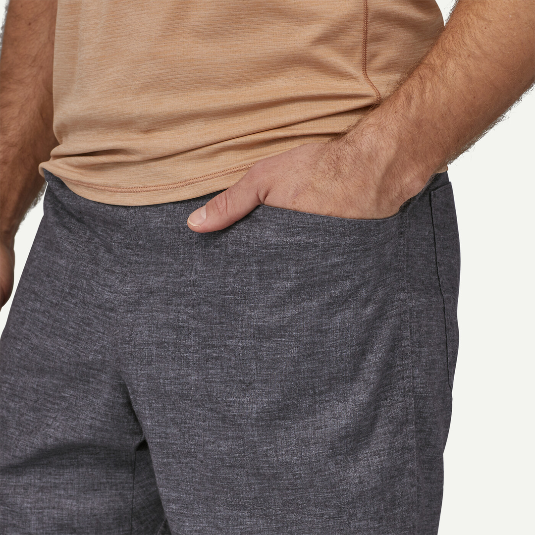 M's Hampi Rock Shorts with breathable hemp blend fabric, ideal for climbing.
