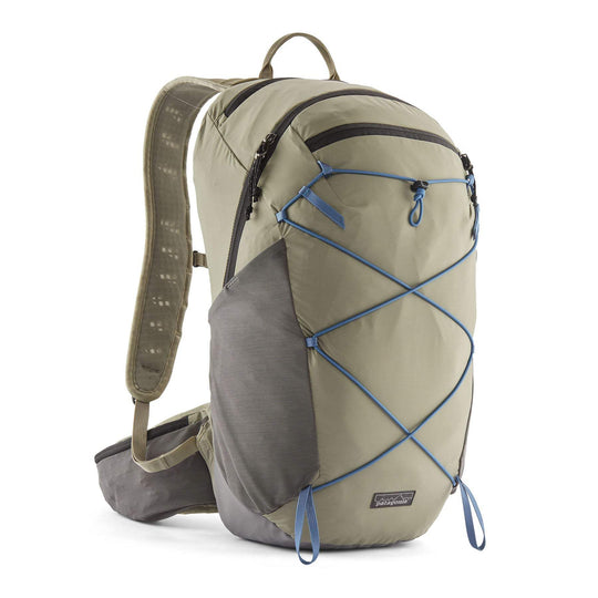 Terravia Pack 22L backpack with breathable straps, durable recycled nylon, and 22-liter capacity.