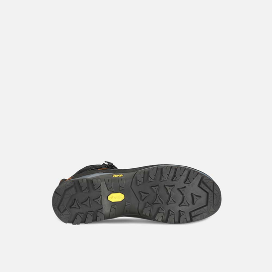 Tower Trek Gtx trekking boot sole with rugged Vibram outsole for stability.