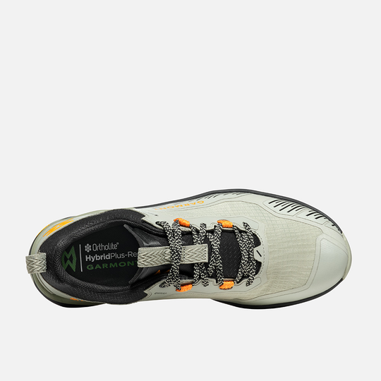 9.81 Engage Gtx lightweight waterproof hiking shoe, top view.