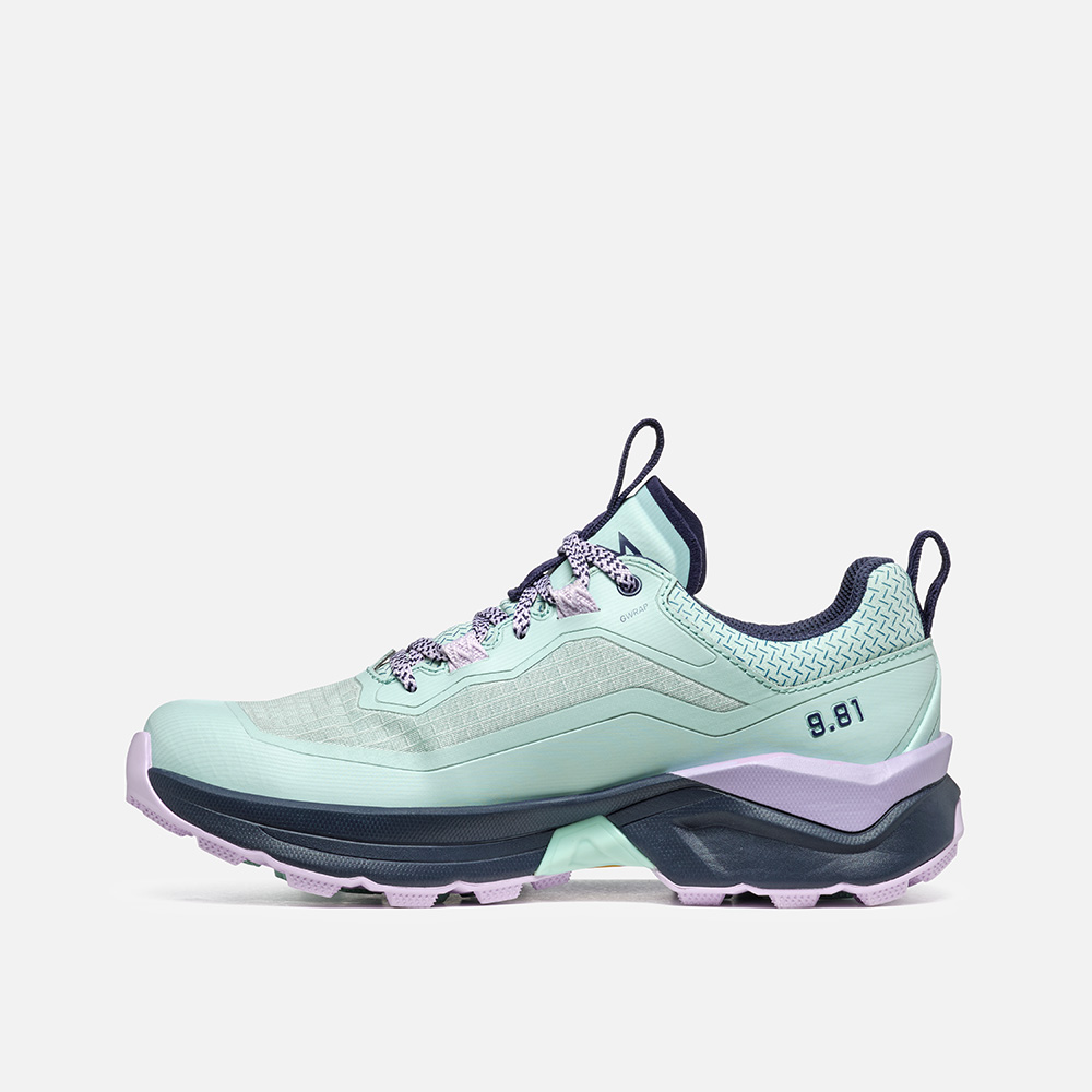 Lightweight and waterproof 9.81 Engage hiking shoes for women.