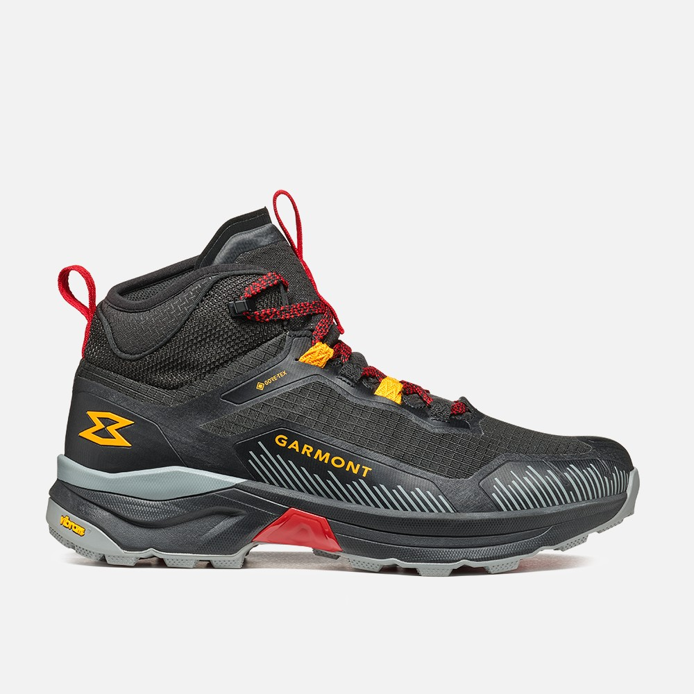 9.81 Engage Mid GTX hiking shoes with recycled polyester mesh, EVA midsole, G-WRAP stability, and Ortholite® footbed.