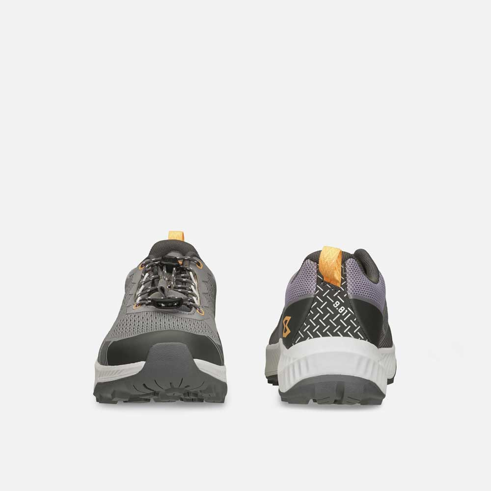Lightweight hiking shoes with sustainable materials, 9.81 Pulse Wms, showcasing fast-lace system and recycled PET upper.