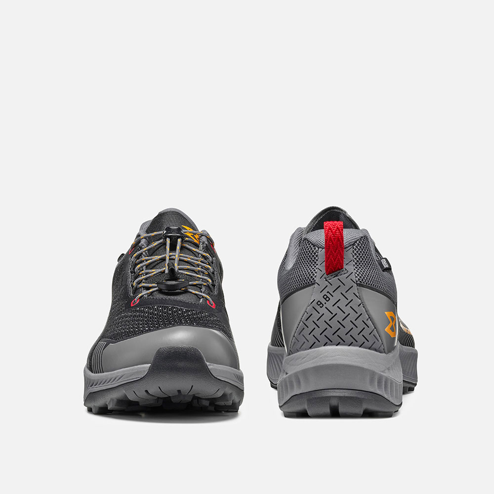Lightweight, waterproof hiking shoes 9.81 Pulse WP with recycled PET upper.