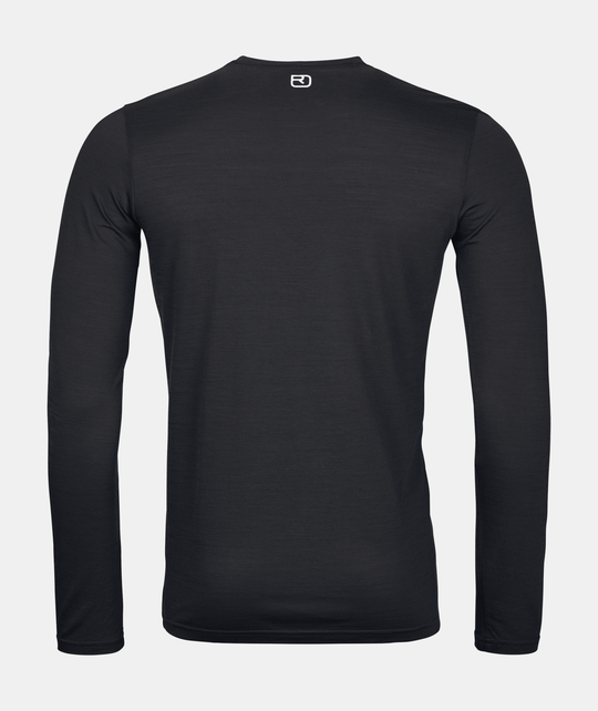 Women's 150 Cool Clean long sleeve shirt in black, featuring Merino wool and Tencel Lyocell for durability and cooling comfort.