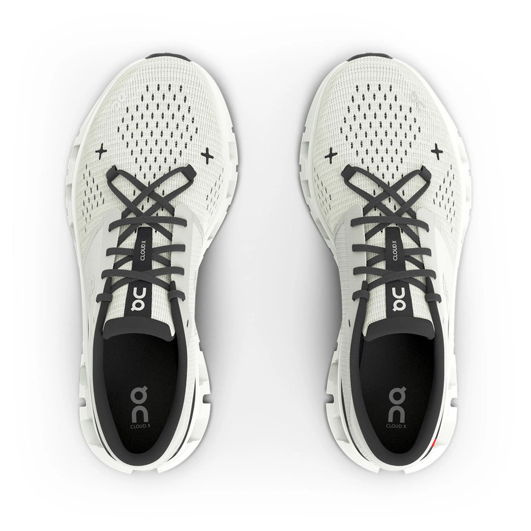 Ultra-flexible Cloud X 4 W training shoes with breathable mesh and star lacing, ideal for workouts.