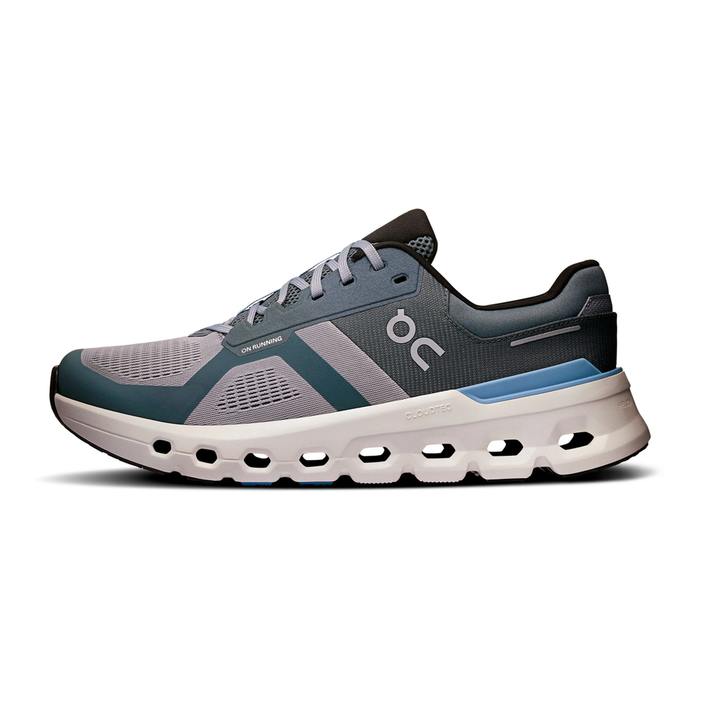Cloudrunner 2 M running shoe with Helion™ superfoam and CloudTec® cushioning, made from recycled mesh, designed for comfort and support.