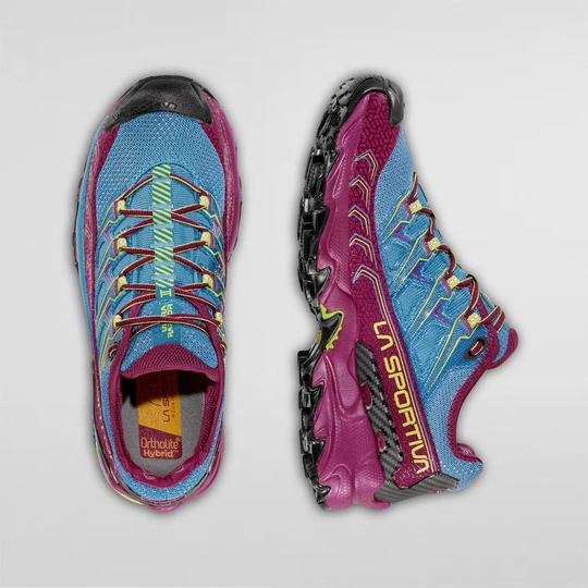 Trail running shoe for women, Ultra Raptor II Woman, with a breathable air-mesh upper and EVA cushioning.