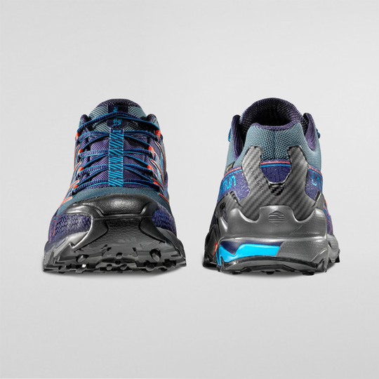 Ultra Raptor II Gtx mountain hiking shoe with GORE-TEX, front and back view.