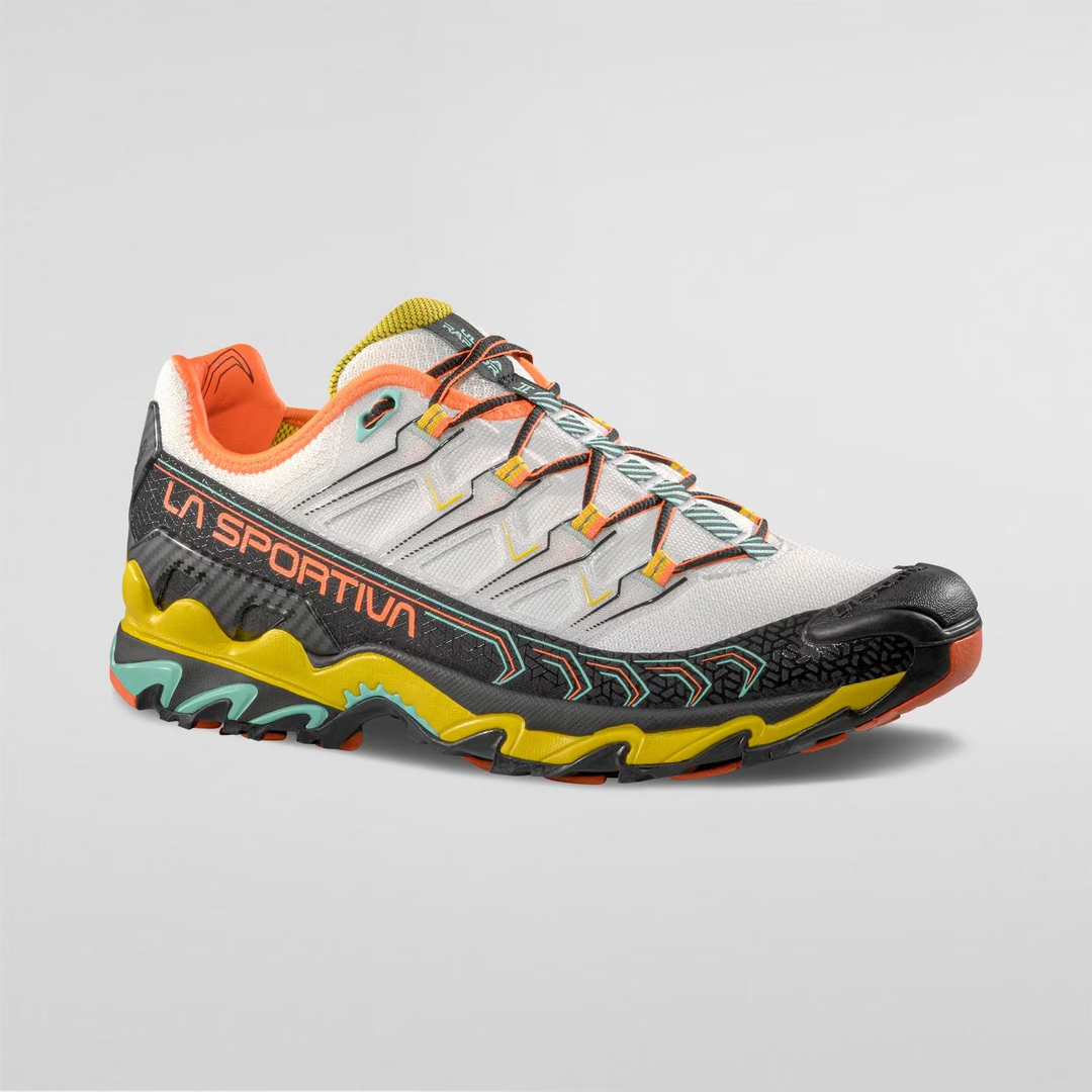 Ultra Raptor II trail running shoe with breathable air-mesh and cushioning platform.