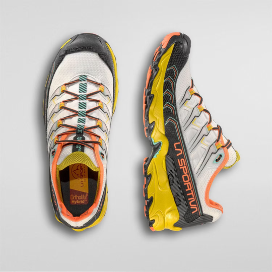 Ultra Raptor II trail running shoes with breathable air-mesh upper and durable sole.