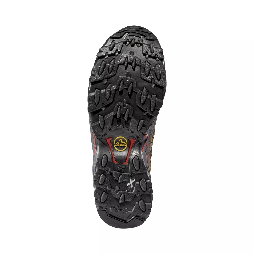 Ultra Raptor II Gtx hiking shoe sole showing tread pattern and grip features.