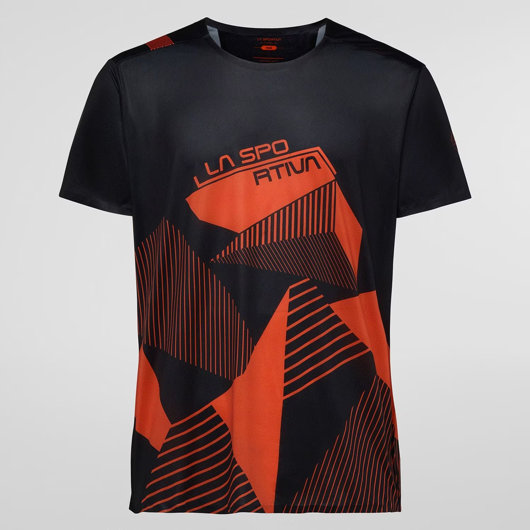 Ultralight Comp T-Shirt M for climbing, quick-drying, with recycled fabric and Polygiene treatment.