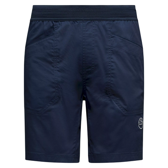 Roots Shorts M for climbing, organic cotton, breathable, elastic waistband, reinforced pockets.
