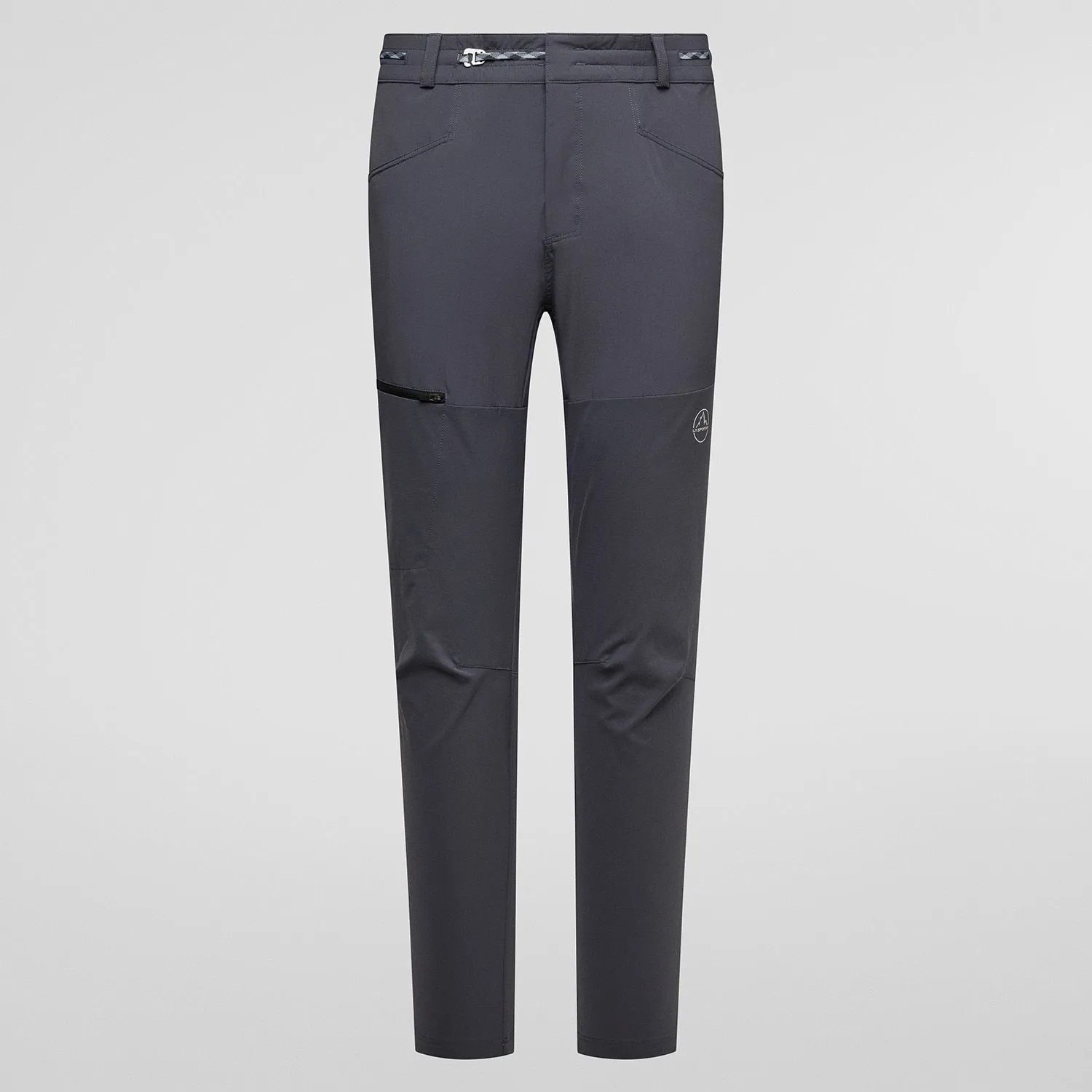 Machina Tech Pants M with ample storage and breathable fabric for climbing.