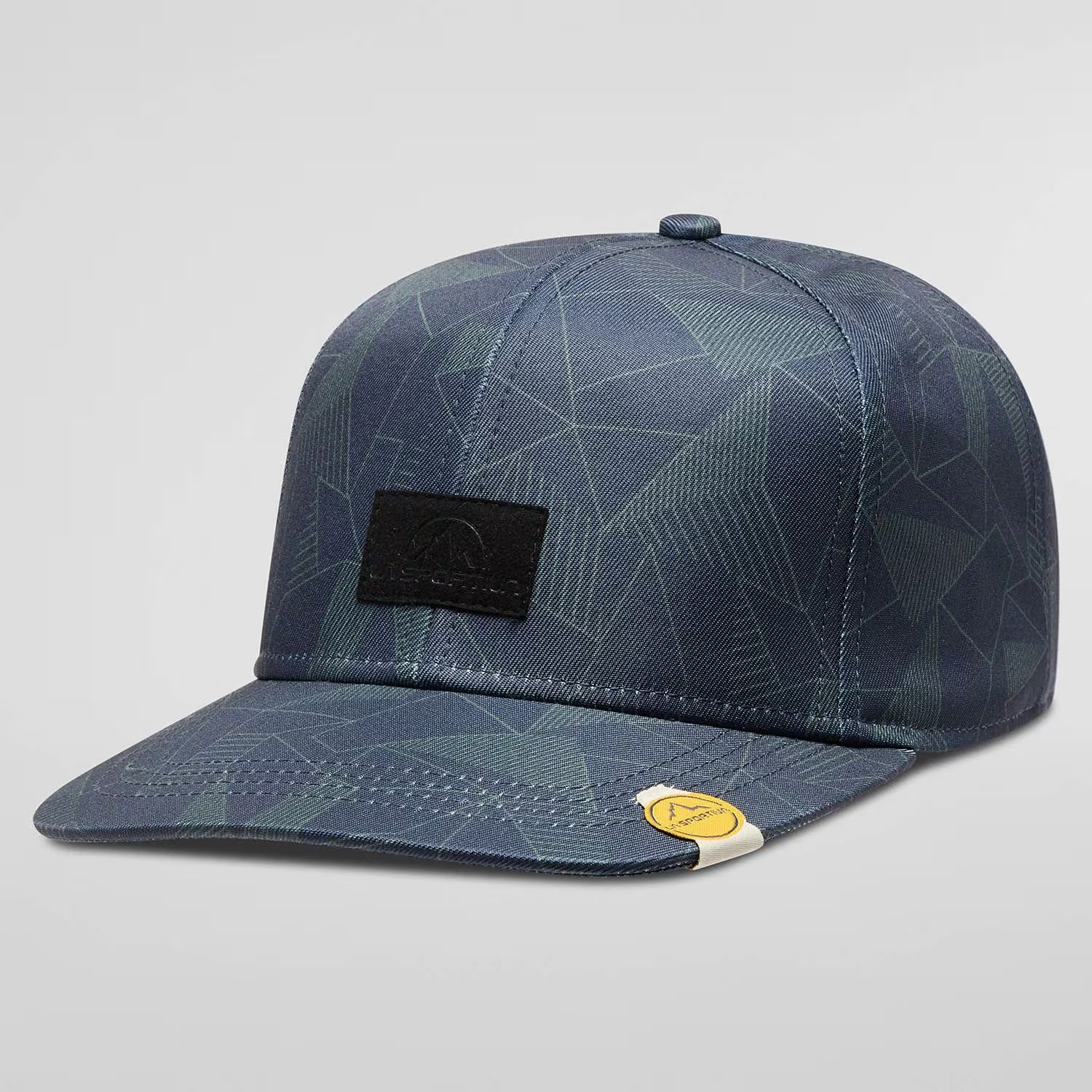 Dimension Hat with geometric pattern for climbing style.