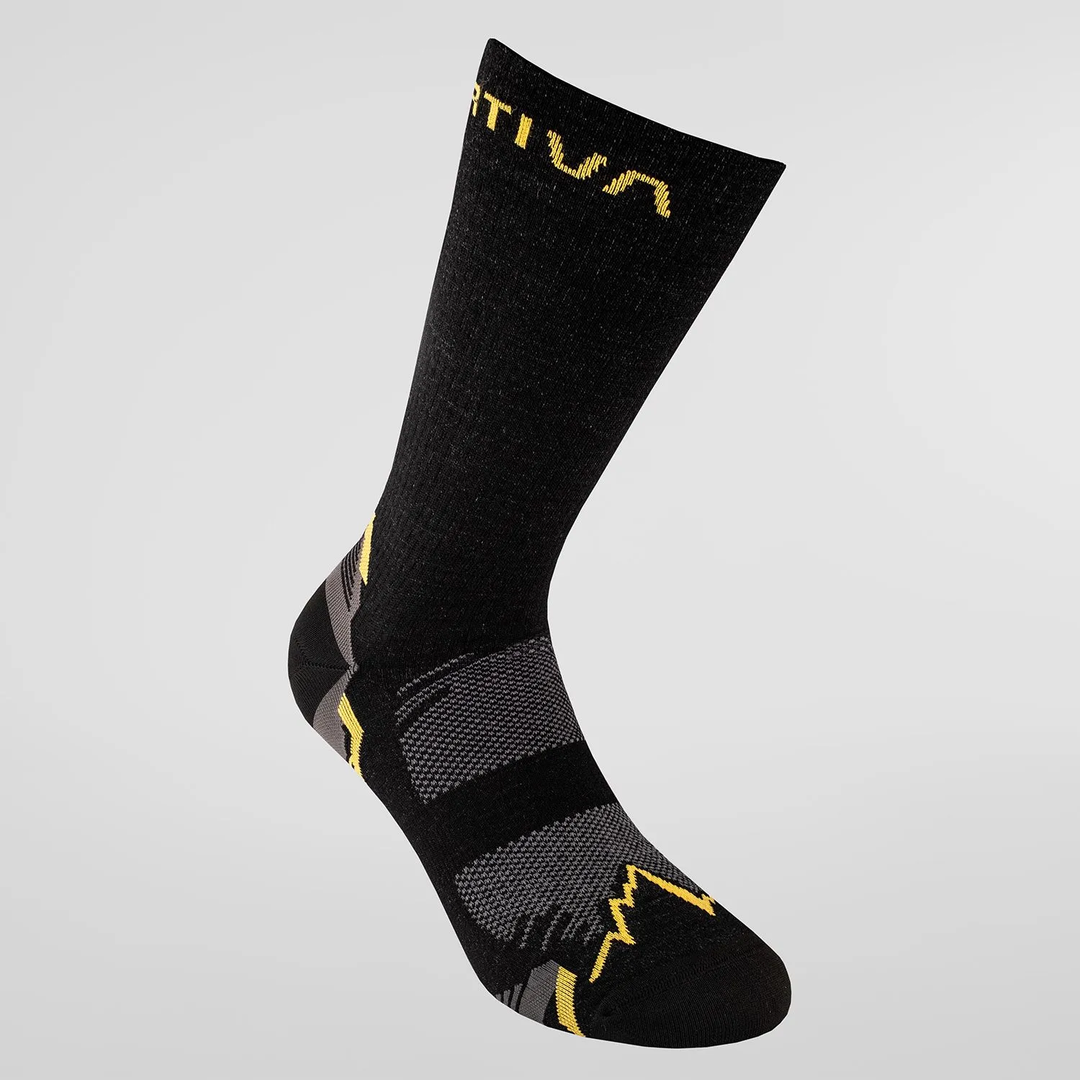 Hike Tech Socks, reinforced hiking socks, fine merino wool blend.