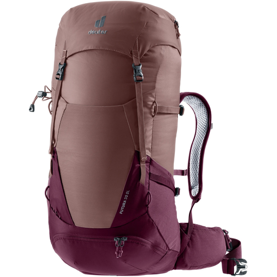 Backpack Futura 30 SL in two-tone brown, designed for women's comfort with Aircomfort system.