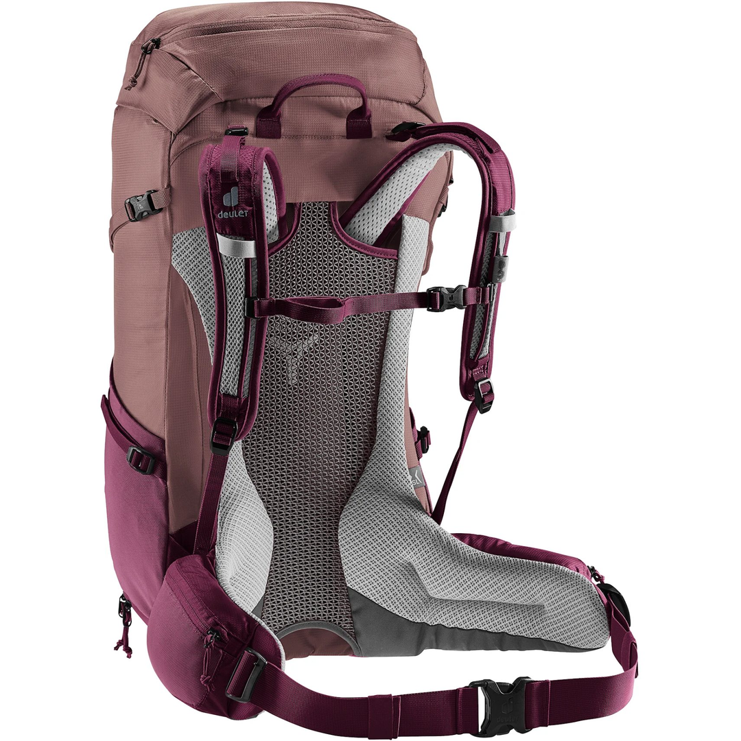 Futura 30 SL women's hiking backpack with ergonomic design and Aircomfort ventilation system.