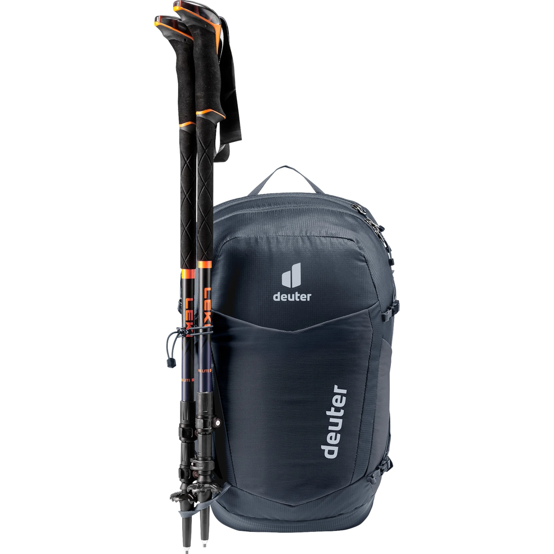 Lightweight Speed Lite Pro 17 SL backpack with hiking poles attached.