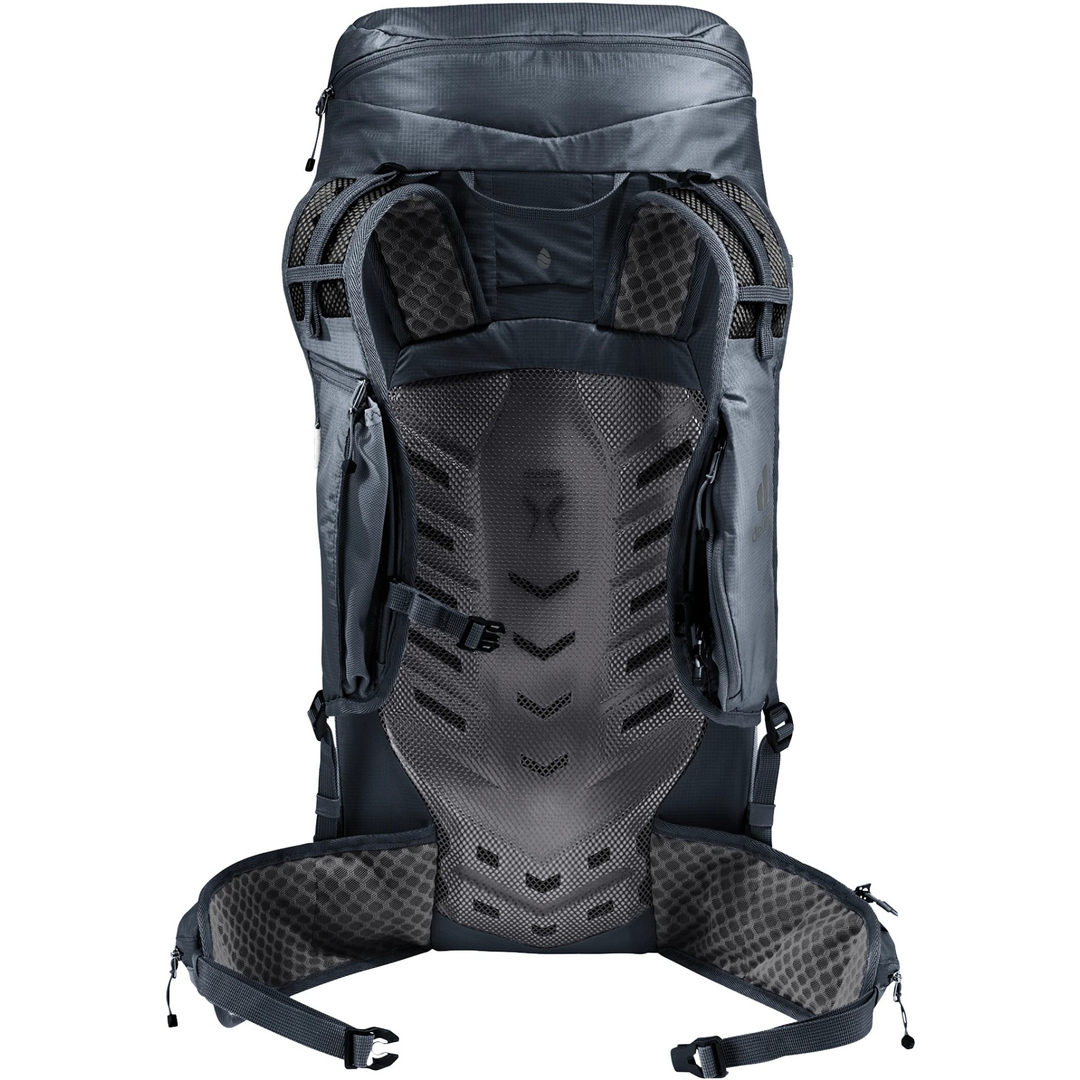 Lightweight hiking backpack with ergonomic design and breathable back panel.