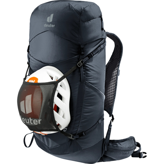 Speed Lite Pro 30 backpack with helmet holder and ventilated design for hiking.