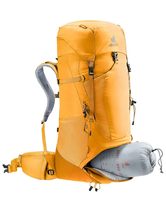 Lightweight trekking backpack with enhanced ventilation system, ergonomic design, and adjustable features for comfort and convenience on long hikes.