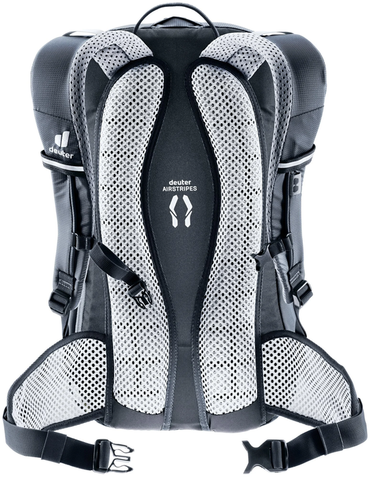 Bike I 20 backpack with Airstripes system and adjustable sternum strap.