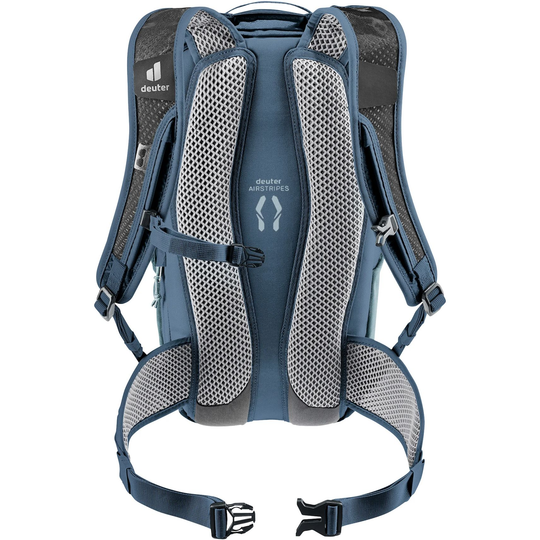 Zaino per bici Race 12 con sistema Airstripes, alette lombari in rete, compatibile idratazione, blu.