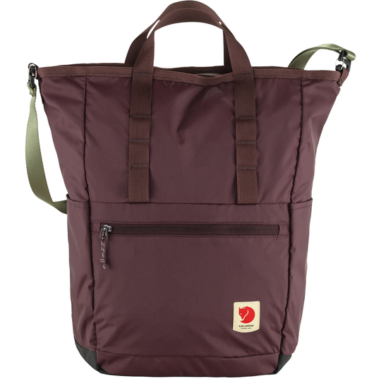 High Coast Totepack in recycled polyamide, lightweight, versatile bag with multiple straps, laptop pocket, waterproof fabric.