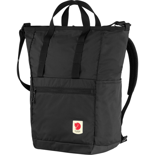 Lightweight black High Coast Totepack, versatile recycled polyamide bag for daily use and travel.