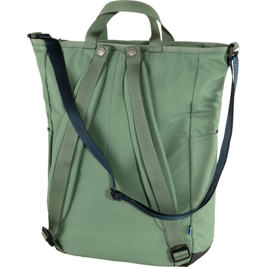 High Coast Totepack in recycled polyamide with flexible straps and multiple pockets.