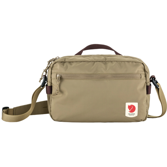 High Coast Crossbody bag in recycled nylon with adjustable strap.