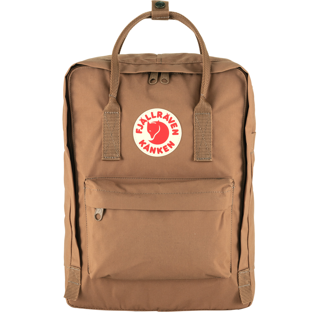 Zaino Kånken classico in tessuto Vinylon F con cerniera e tasche.