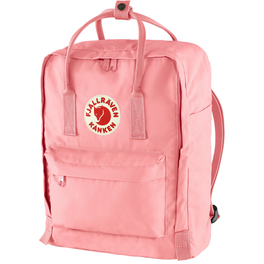 Zaino Kånken classico rosa resistente in Vinylon, tasche multiple, cuscino seduta rimovibile.
