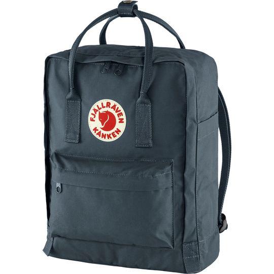 Zaino Kånken classico in tessuto Vinylon, cerniera frontale, tasche multiple.