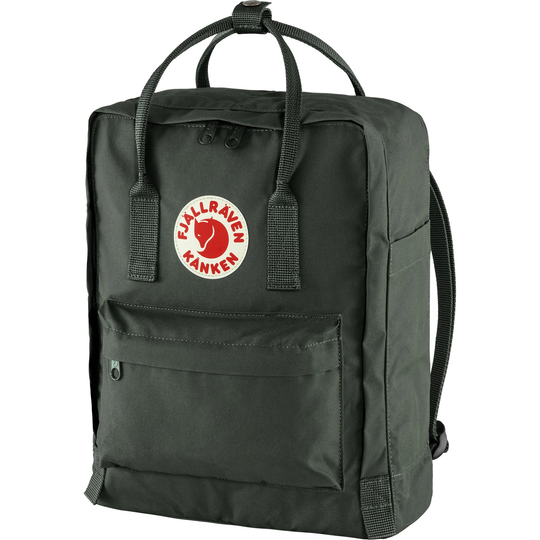 Zaino Kånken classico in tessuto Vinylon resistente con logo riflettente e cerniera.