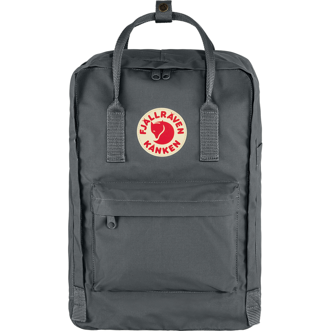 Kånken Laptop 15" backpack with padded laptop compartment, durable Vinylon F fabric, multiple pockets.