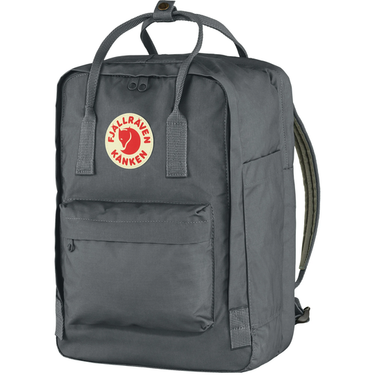 Kånken Laptop 15" backpack with padded laptop compartment, durable Vinylon F fabric, and multiple pockets.