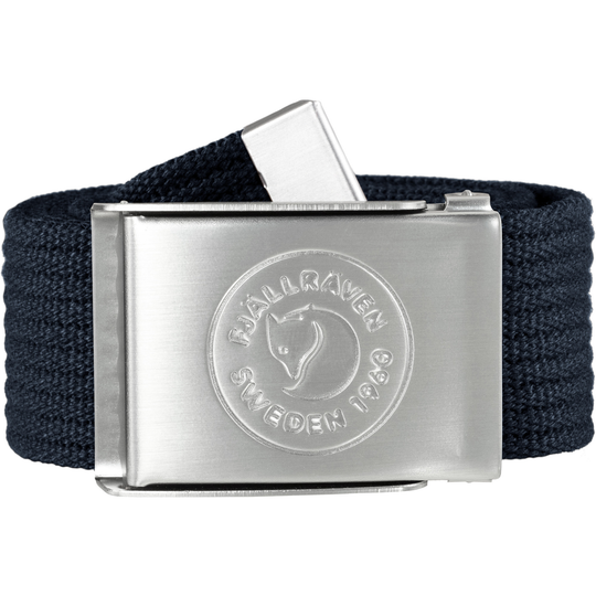 1960 Logo Belt with metal buckle and adjustable canvas strap