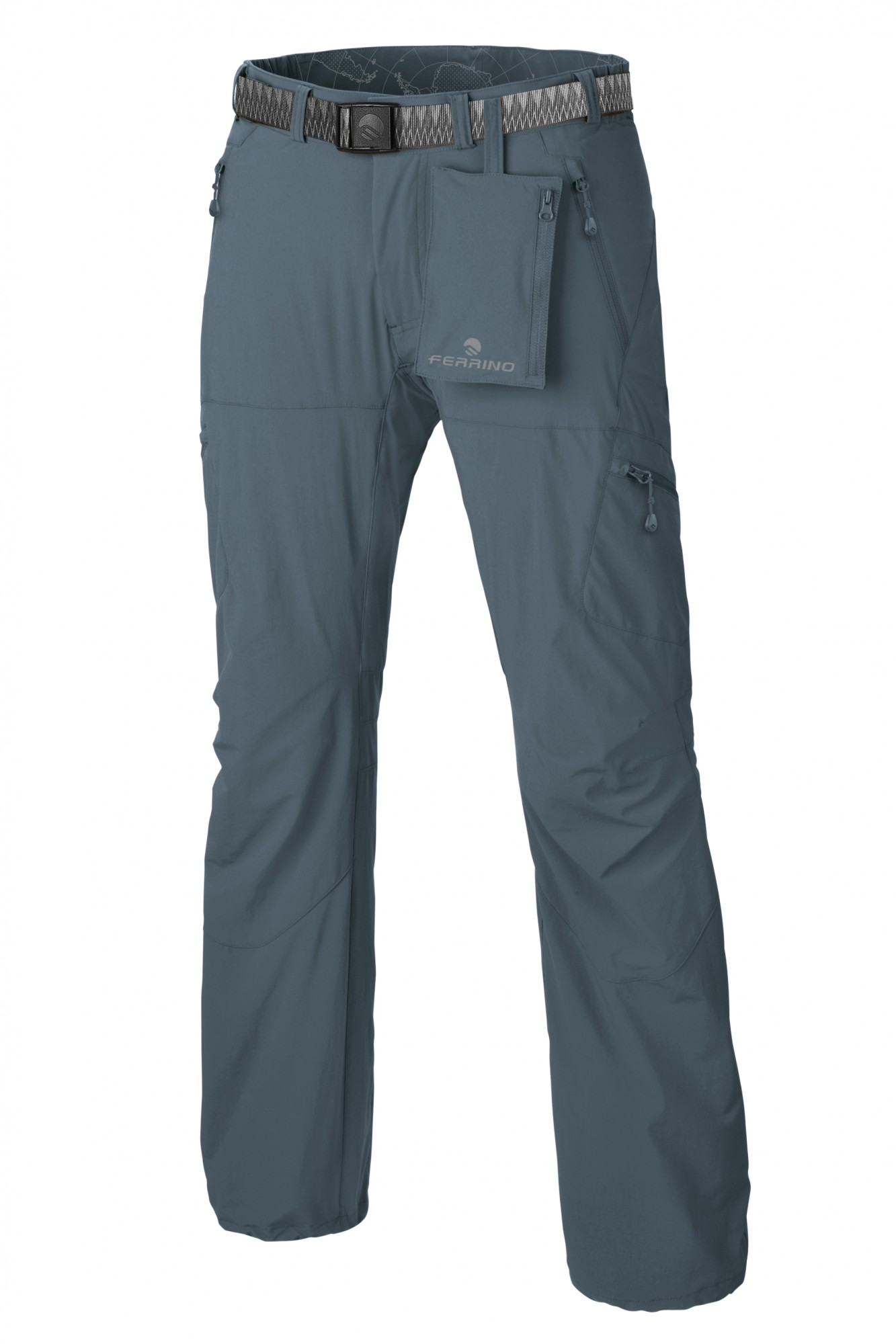Hervey Pants Man versatile trekking pants with elastic waist and multiple zip pockets