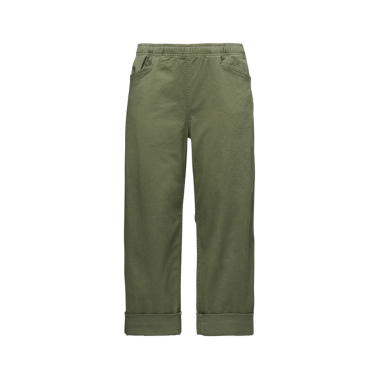Women's Dirtbag Pants in stretch twill with a mid-rise waist and concealed pockets