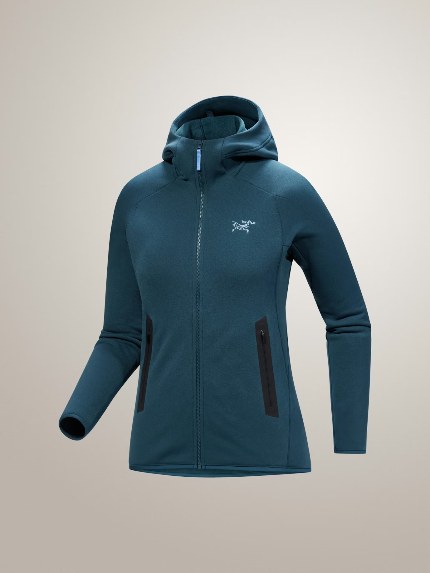 Felpa con cappuccio Kyanite Hoody W donna blu elegante sportiva