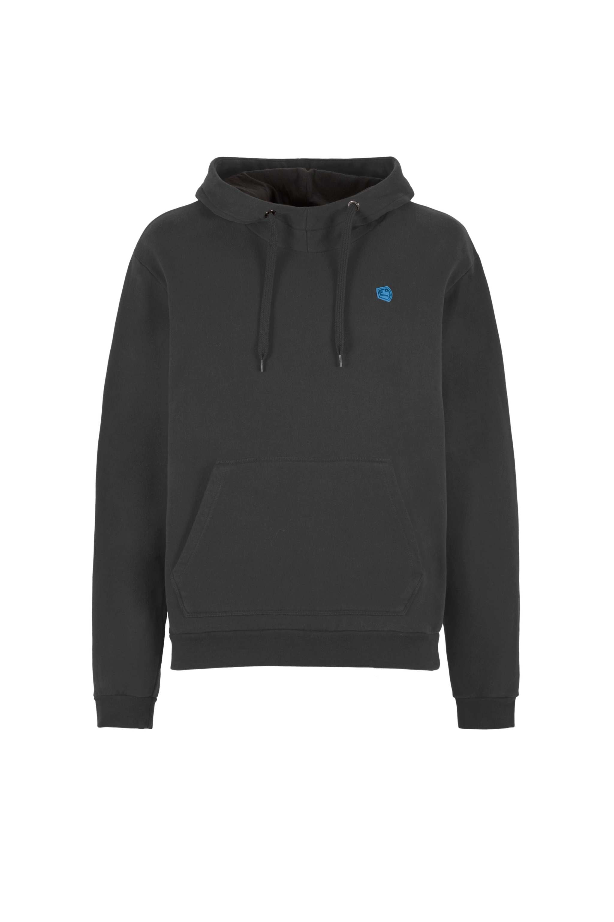 Felpa Cera con cappuccio in cotone biologico, maniche a contrasto e ricamo frontale, collezione Fall Winter