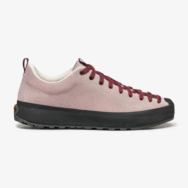 Eco-friendly Mojito Wrap suede shoe with recycled leather and extended lacing design